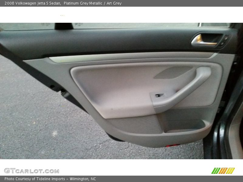 Platinum Grey Metallic / Art Grey 2008 Volkswagen Jetta S Sedan