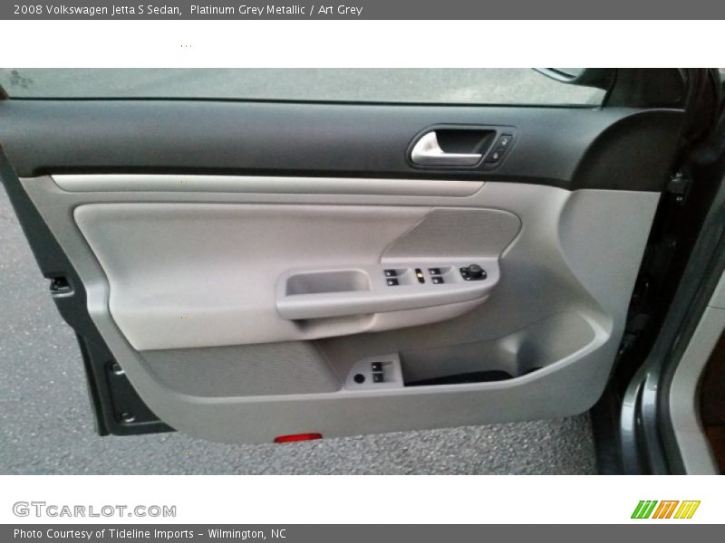Platinum Grey Metallic / Art Grey 2008 Volkswagen Jetta S Sedan