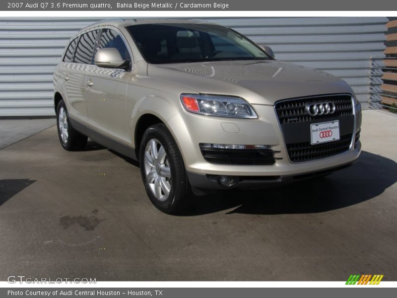 Bahia Beige Metallic / Cardamom Beige 2007 Audi Q7 3.6 Premium quattro