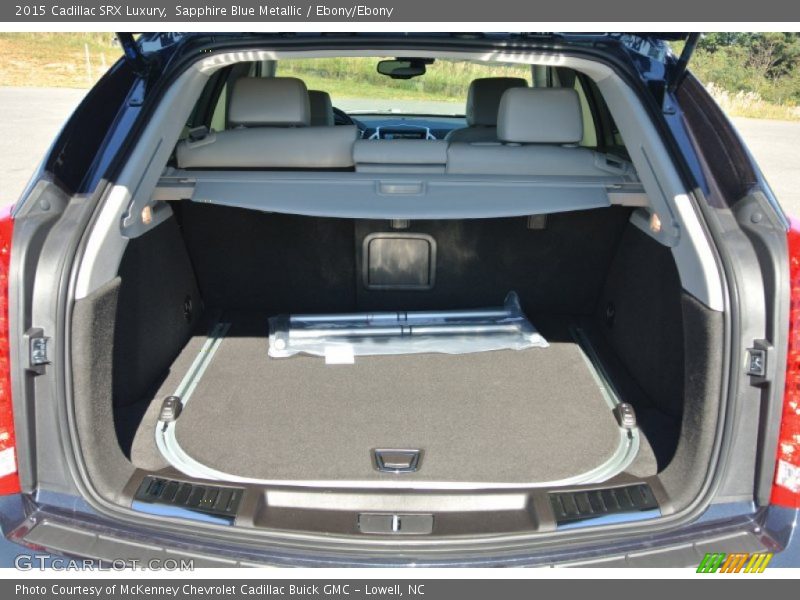 Sapphire Blue Metallic / Ebony/Ebony 2015 Cadillac SRX Luxury