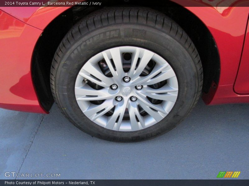 Barcelona Red Metallic / Ivory 2014 Toyota Camry L
