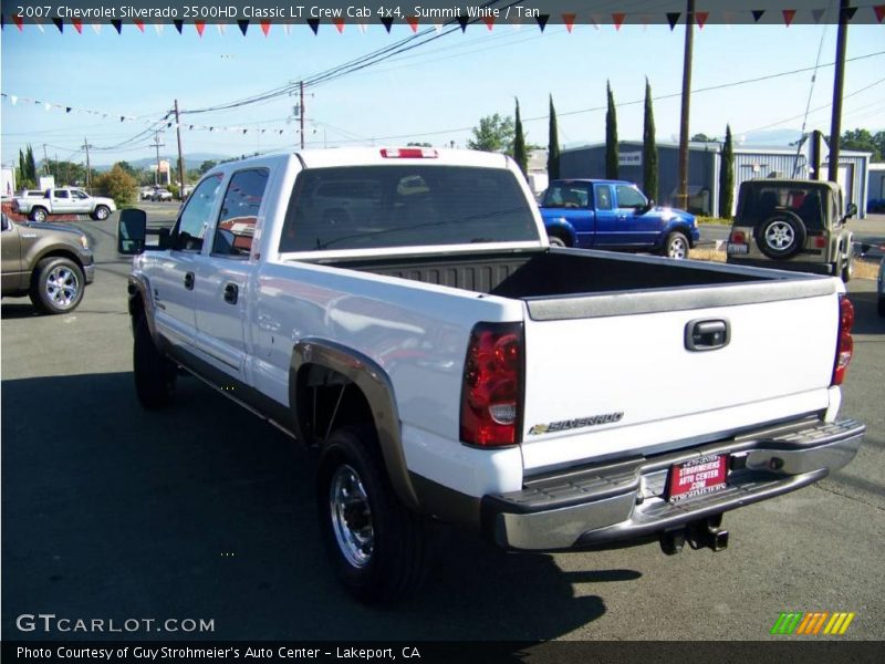Summit White / Tan 2007 Chevrolet Silverado 2500HD Classic LT Crew Cab 4x4