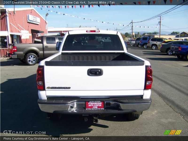 Summit White / Tan 2007 Chevrolet Silverado 2500HD Classic LT Crew Cab 4x4
