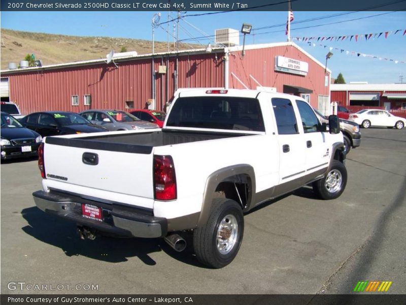 Summit White / Tan 2007 Chevrolet Silverado 2500HD Classic LT Crew Cab 4x4