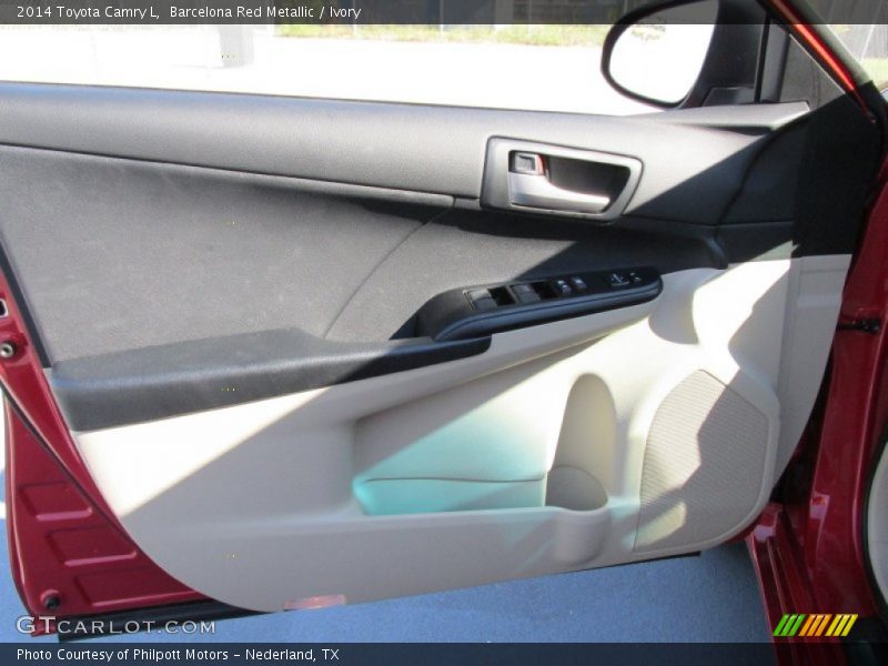 Barcelona Red Metallic / Ivory 2014 Toyota Camry L