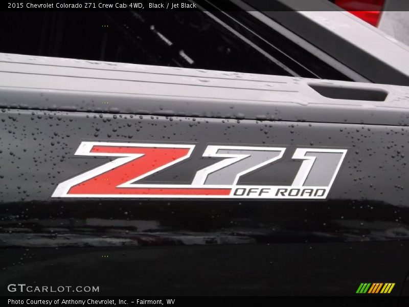 Black / Jet Black 2015 Chevrolet Colorado Z71 Crew Cab 4WD