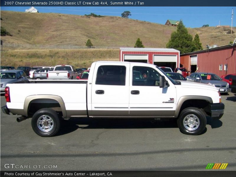 Summit White / Tan 2007 Chevrolet Silverado 2500HD Classic LT Crew Cab 4x4