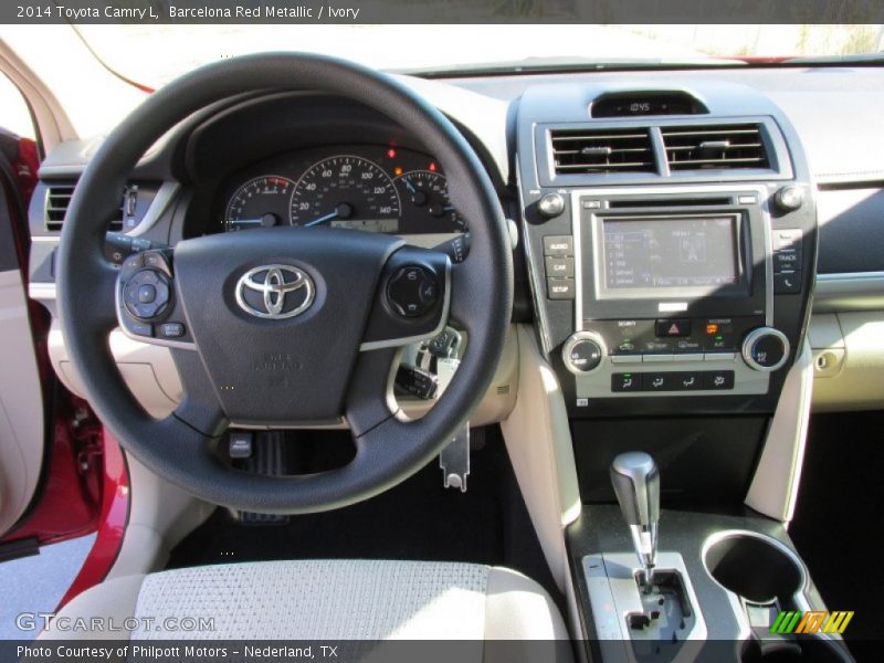 Barcelona Red Metallic / Ivory 2014 Toyota Camry L