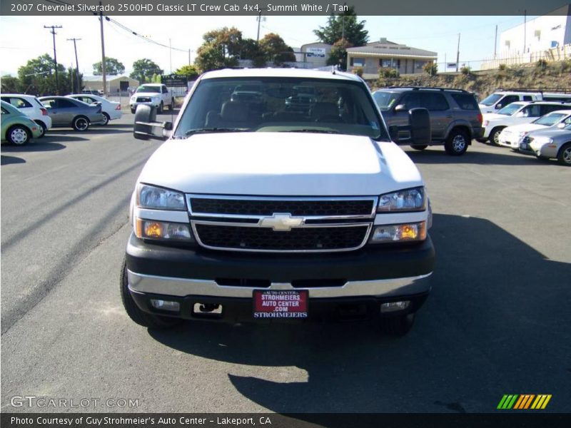 Summit White / Tan 2007 Chevrolet Silverado 2500HD Classic LT Crew Cab 4x4