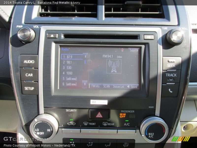 Barcelona Red Metallic / Ivory 2014 Toyota Camry L