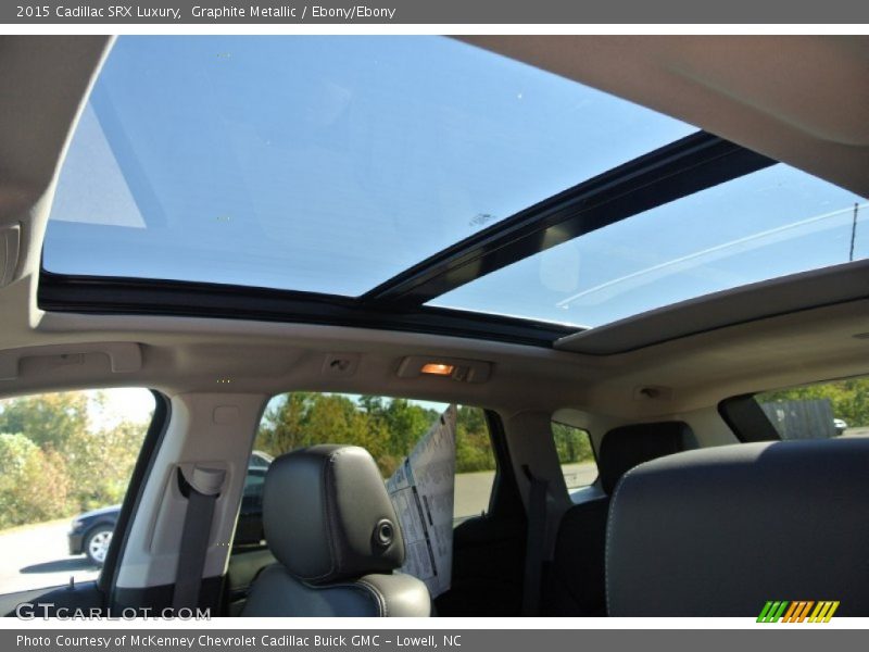 Graphite Metallic / Ebony/Ebony 2015 Cadillac SRX Luxury