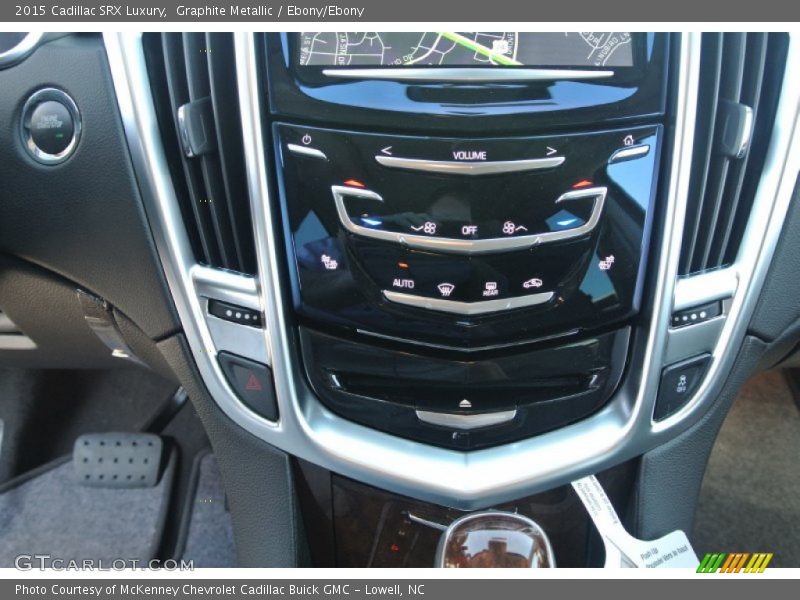 Graphite Metallic / Ebony/Ebony 2015 Cadillac SRX Luxury