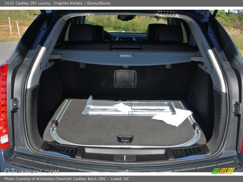 Graphite Metallic / Ebony/Ebony 2015 Cadillac SRX Luxury
