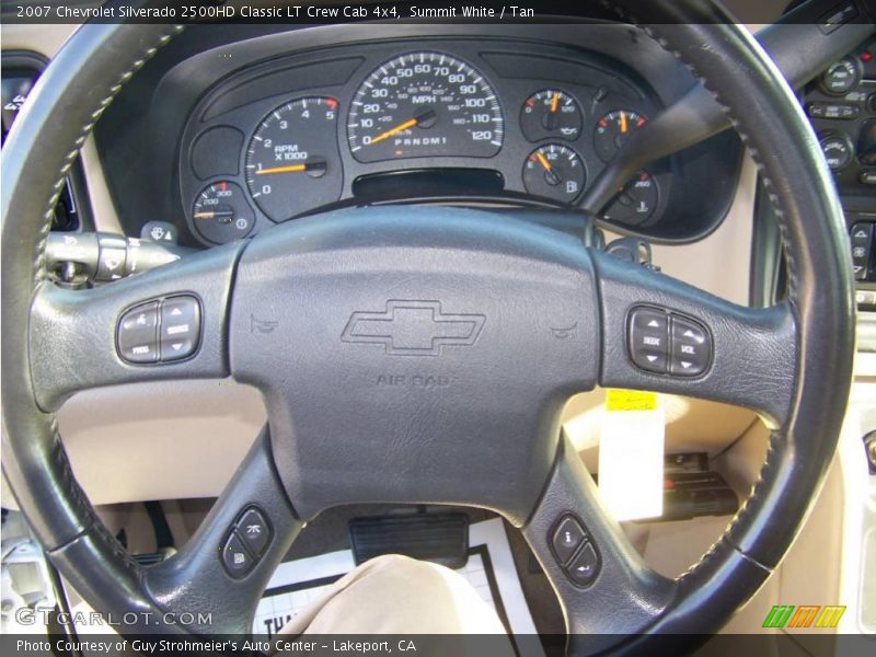 Summit White / Tan 2007 Chevrolet Silverado 2500HD Classic LT Crew Cab 4x4