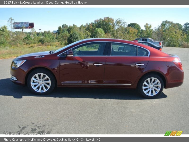 Deep Garnet Metallic / Ebony 2015 Buick LaCrosse Leather