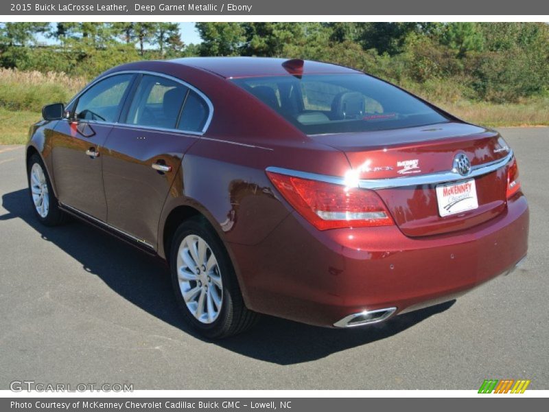 Deep Garnet Metallic / Ebony 2015 Buick LaCrosse Leather
