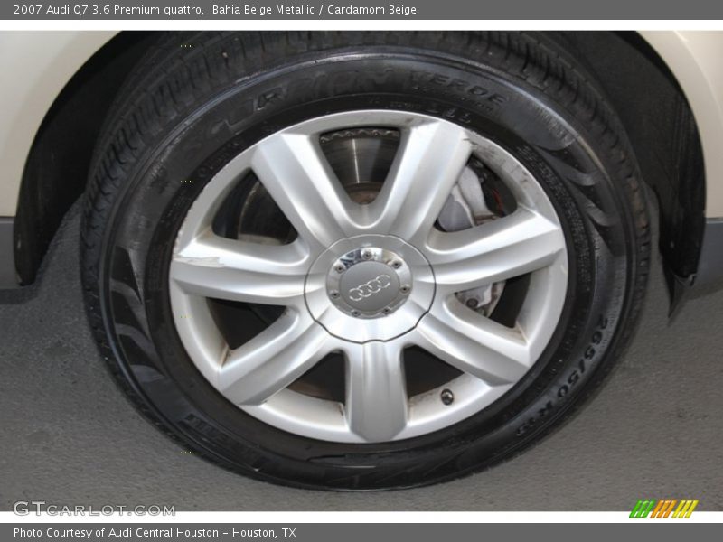 Bahia Beige Metallic / Cardamom Beige 2007 Audi Q7 3.6 Premium quattro