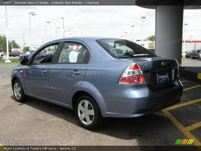 Icelandic Blue Metallic / Charcoal 2008 Chevrolet Aveo LS Sedan