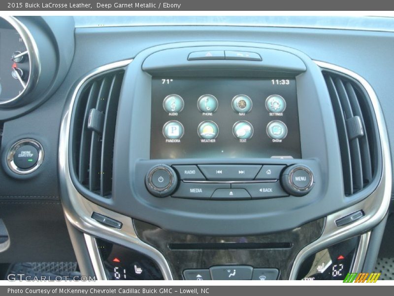 Deep Garnet Metallic / Ebony 2015 Buick LaCrosse Leather