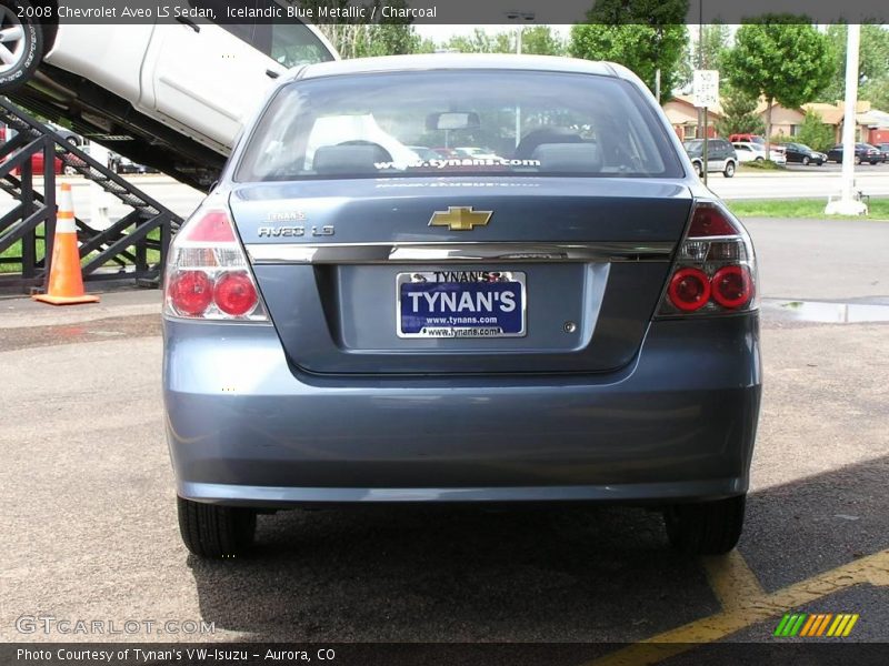 Icelandic Blue Metallic / Charcoal 2008 Chevrolet Aveo LS Sedan