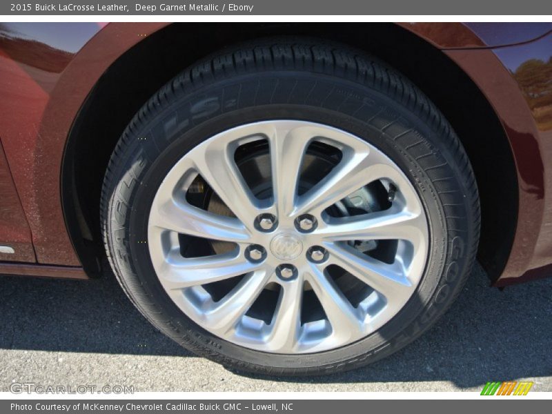 Deep Garnet Metallic / Ebony 2015 Buick LaCrosse Leather