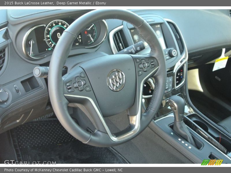 Deep Garnet Metallic / Ebony 2015 Buick LaCrosse Leather