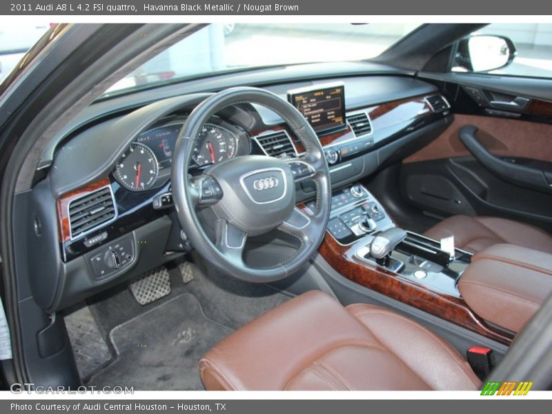  2011 A8 L 4.2 FSI quattro Nougat Brown Interior