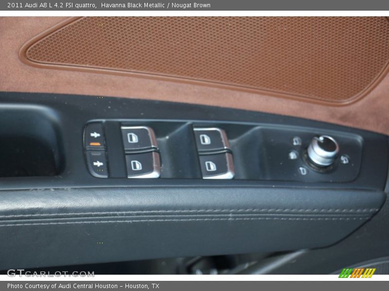 Havanna Black Metallic / Nougat Brown 2011 Audi A8 L 4.2 FSI quattro
