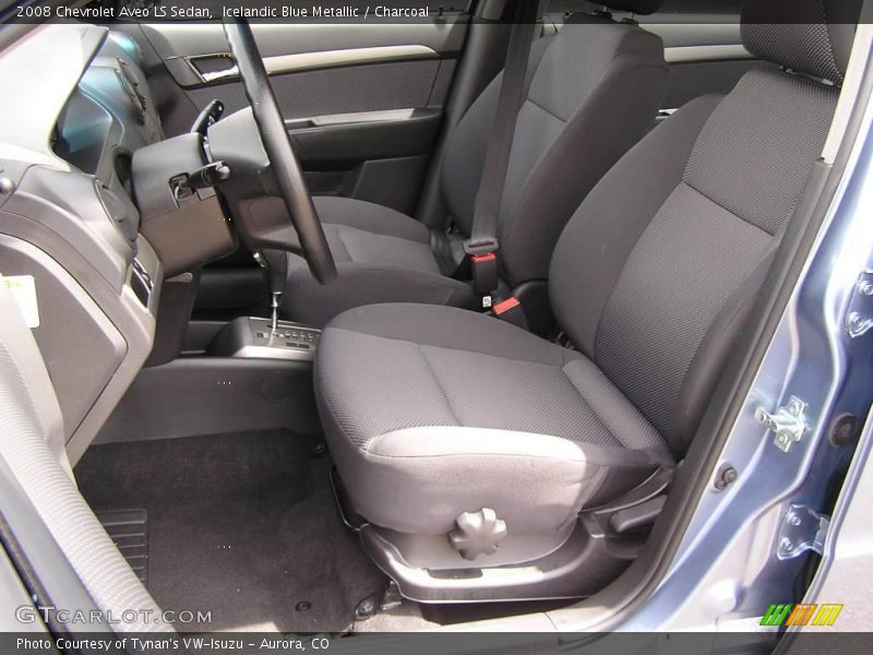 Icelandic Blue Metallic / Charcoal 2008 Chevrolet Aveo LS Sedan