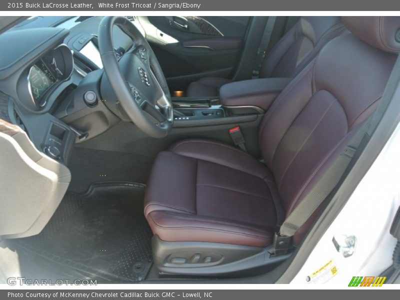 Front Seat of 2015 LaCrosse Leather