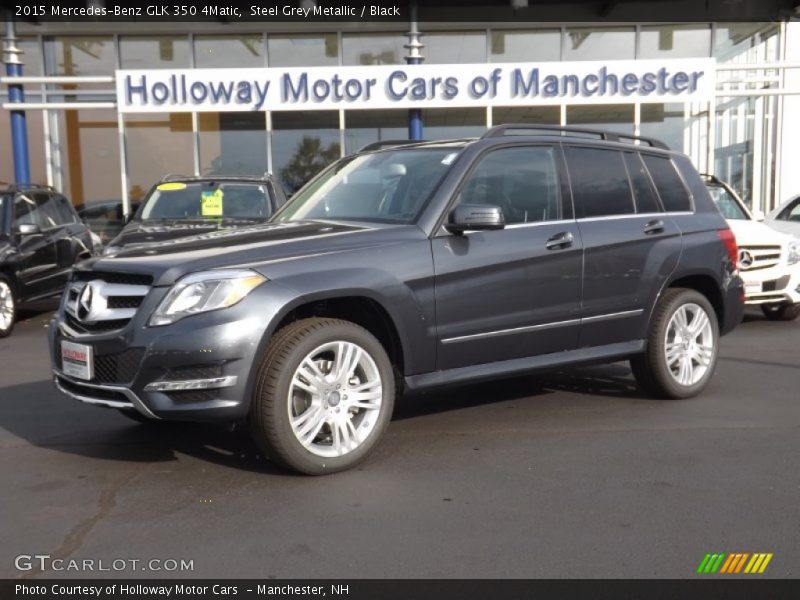 Steel Grey Metallic / Black 2015 Mercedes-Benz GLK 350 4Matic