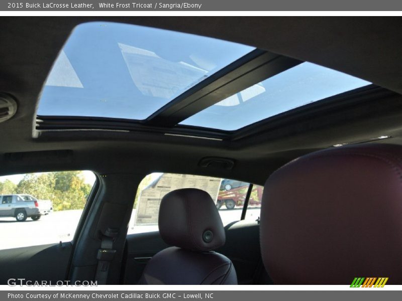 White Frost Tricoat / Sangria/Ebony 2015 Buick LaCrosse Leather