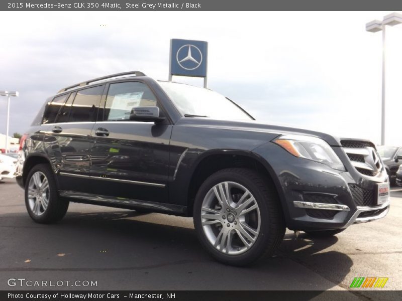 Steel Grey Metallic / Black 2015 Mercedes-Benz GLK 350 4Matic