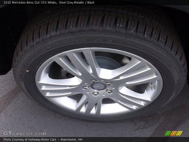 Steel Grey Metallic / Black 2015 Mercedes-Benz GLK 350 4Matic
