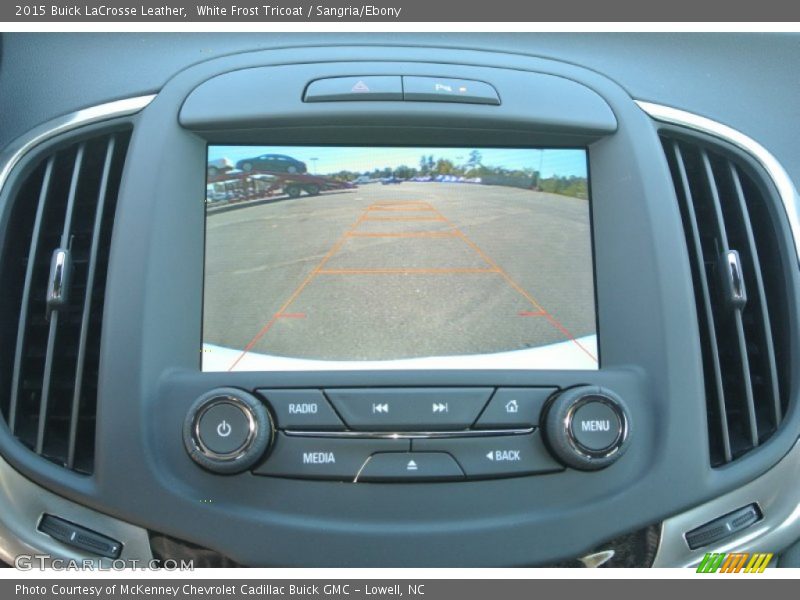 White Frost Tricoat / Sangria/Ebony 2015 Buick LaCrosse Leather