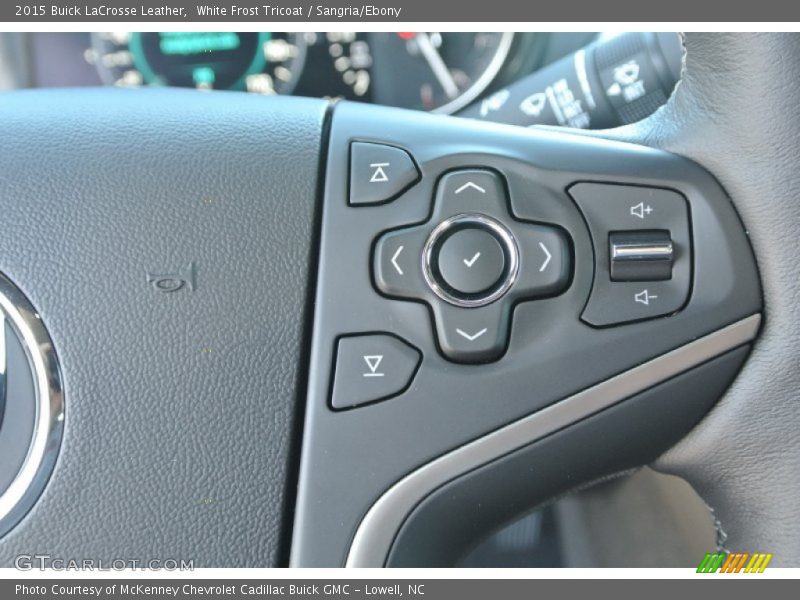 White Frost Tricoat / Sangria/Ebony 2015 Buick LaCrosse Leather
