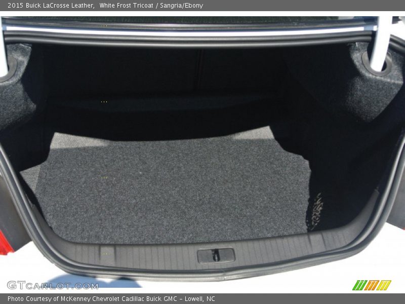 White Frost Tricoat / Sangria/Ebony 2015 Buick LaCrosse Leather