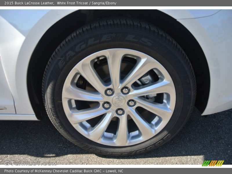 White Frost Tricoat / Sangria/Ebony 2015 Buick LaCrosse Leather