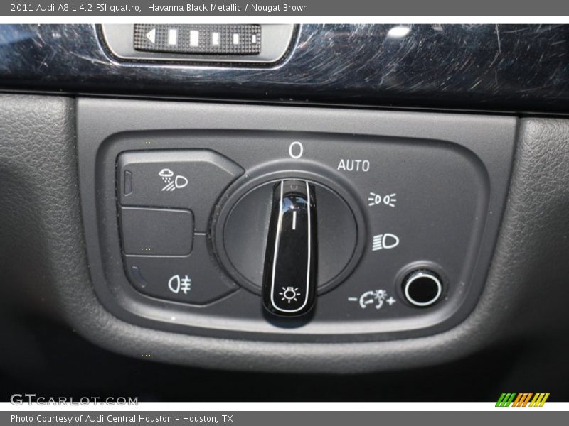 Havanna Black Metallic / Nougat Brown 2011 Audi A8 L 4.2 FSI quattro