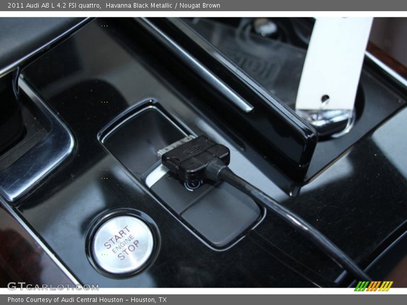 Havanna Black Metallic / Nougat Brown 2011 Audi A8 L 4.2 FSI quattro