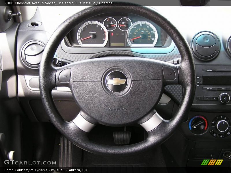 Icelandic Blue Metallic / Charcoal 2008 Chevrolet Aveo LS Sedan
