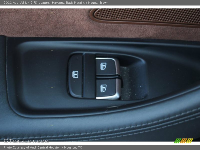 Havanna Black Metallic / Nougat Brown 2011 Audi A8 L 4.2 FSI quattro