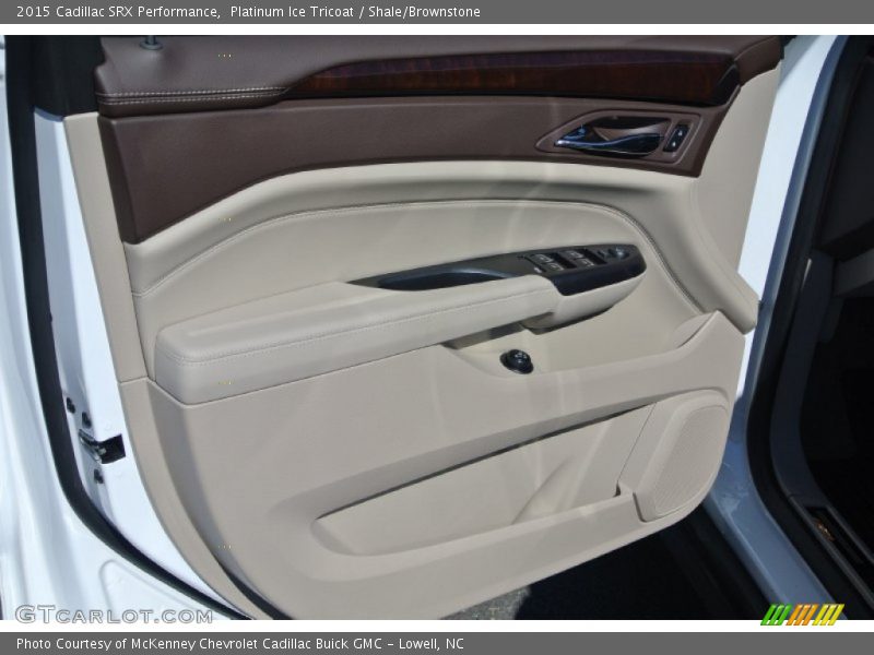 Platinum Ice Tricoat / Shale/Brownstone 2015 Cadillac SRX Performance