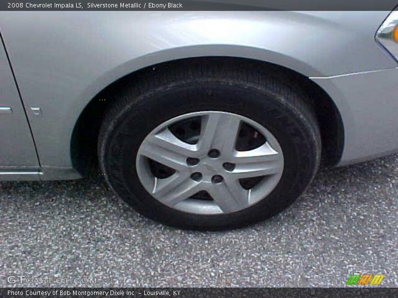 Silverstone Metallic / Ebony Black 2008 Chevrolet Impala LS