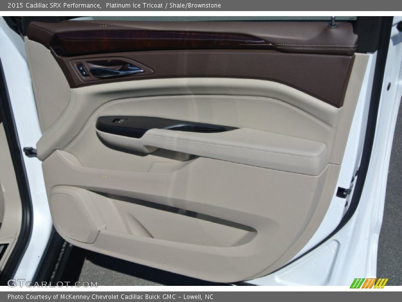 Platinum Ice Tricoat / Shale/Brownstone 2015 Cadillac SRX Performance