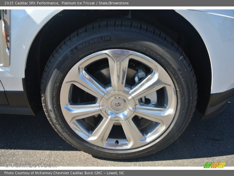 Platinum Ice Tricoat / Shale/Brownstone 2015 Cadillac SRX Performance