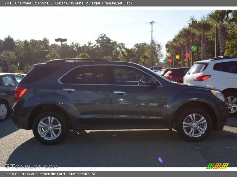 Cyber Gray Metallic / Light Titanium/Jet Black 2011 Chevrolet Equinox LT