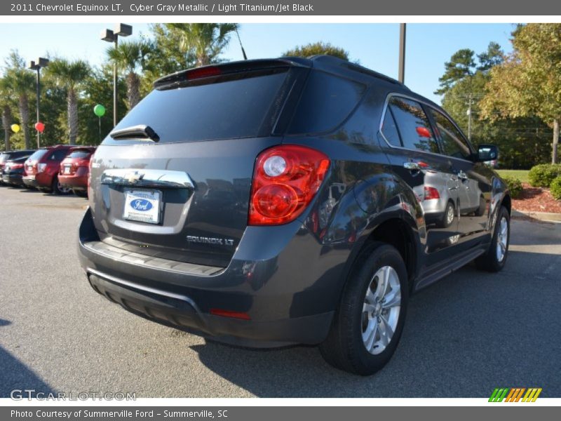 Cyber Gray Metallic / Light Titanium/Jet Black 2011 Chevrolet Equinox LT