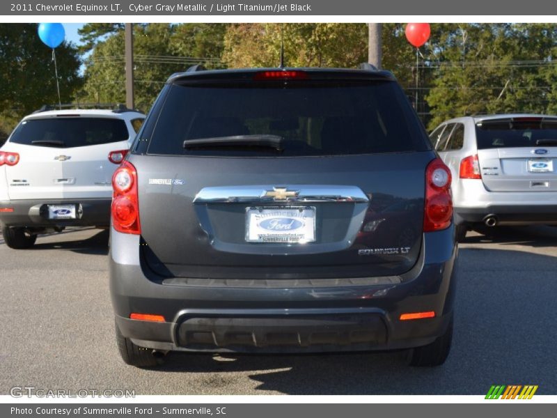 Cyber Gray Metallic / Light Titanium/Jet Black 2011 Chevrolet Equinox LT