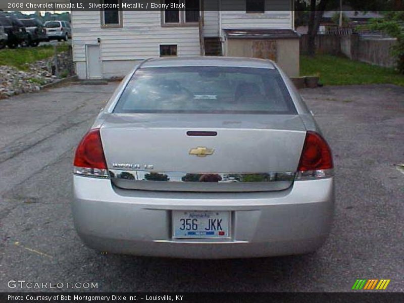 Silverstone Metallic / Ebony Black 2008 Chevrolet Impala LS